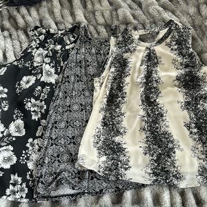 Bundle of 3 Sleeveless Blouses